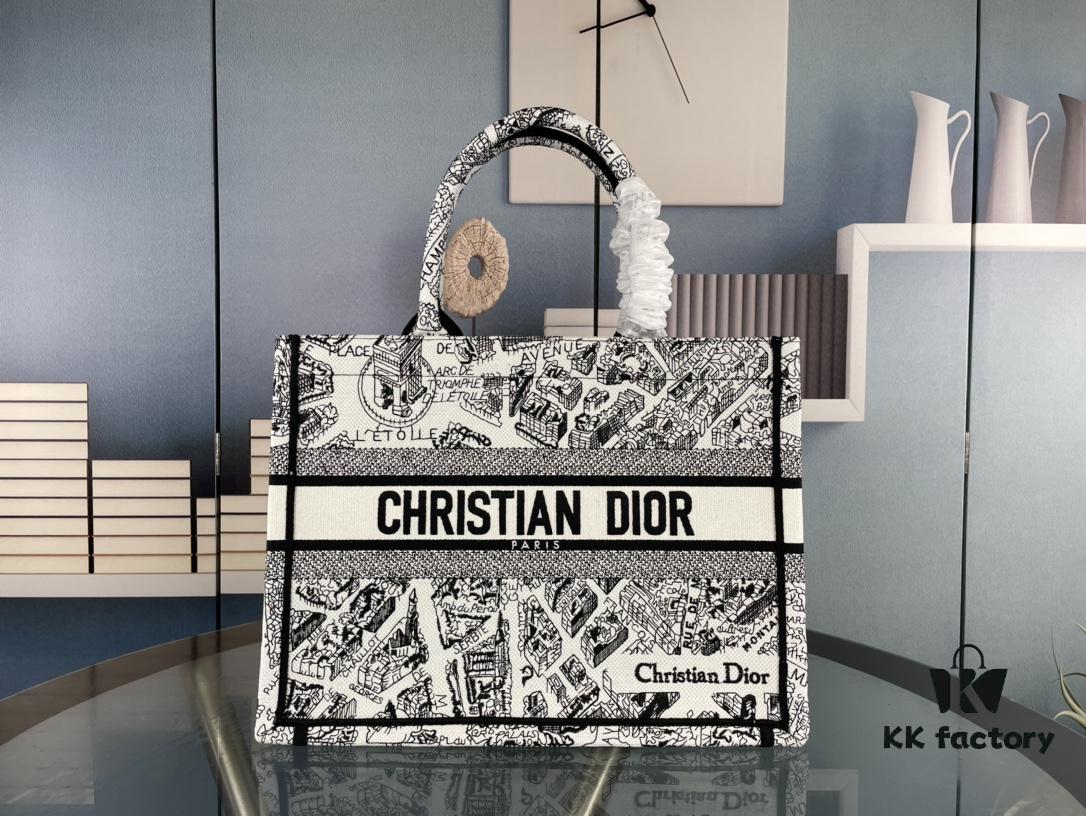 Original Order Embroidered Medium Di0r Book Tote