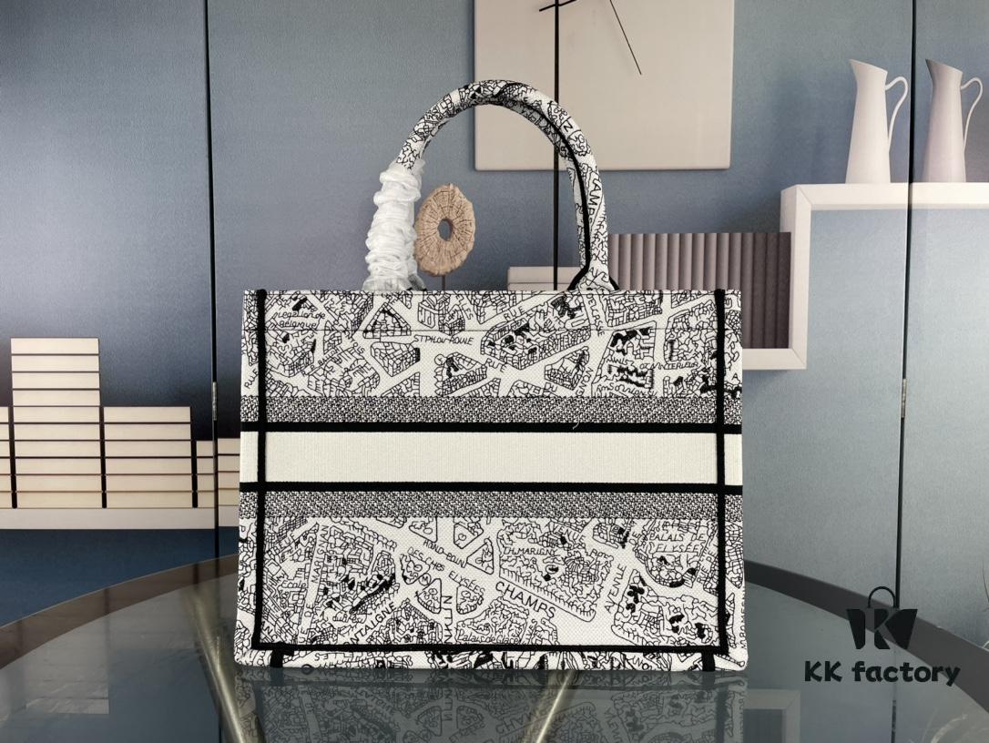 Original Order Embroidered Medium Di0r Book Tote