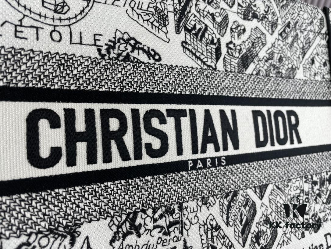 Original Order Embroidered Medium Di0r Book Tote