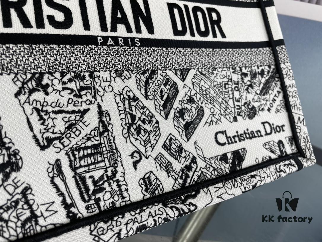 Original Order Embroidered Medium Di0r Book Tote