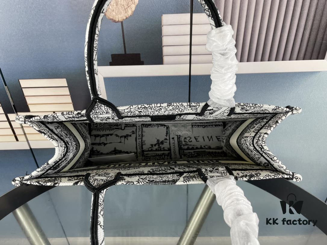 Original Order Embroidered Medium Di0r Book Tote