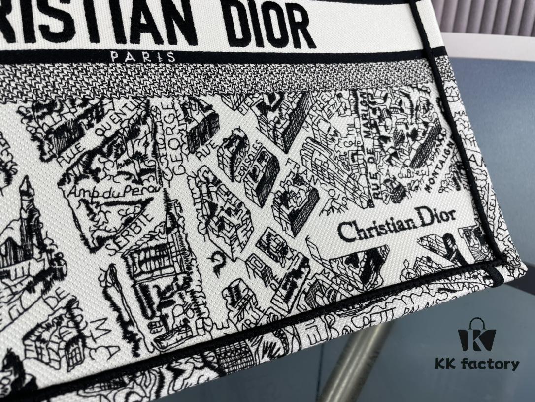 Embroidered Large Size [Di0r Book Tote]