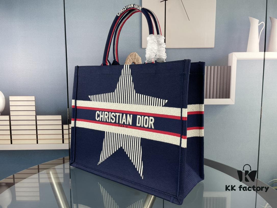 Embroidered Large Size [Di0r Book Tote]