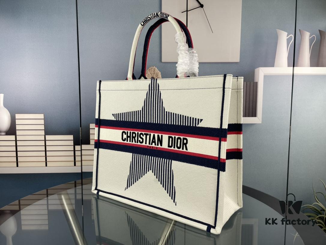 Embroidered Large [Di0r Book Tote]