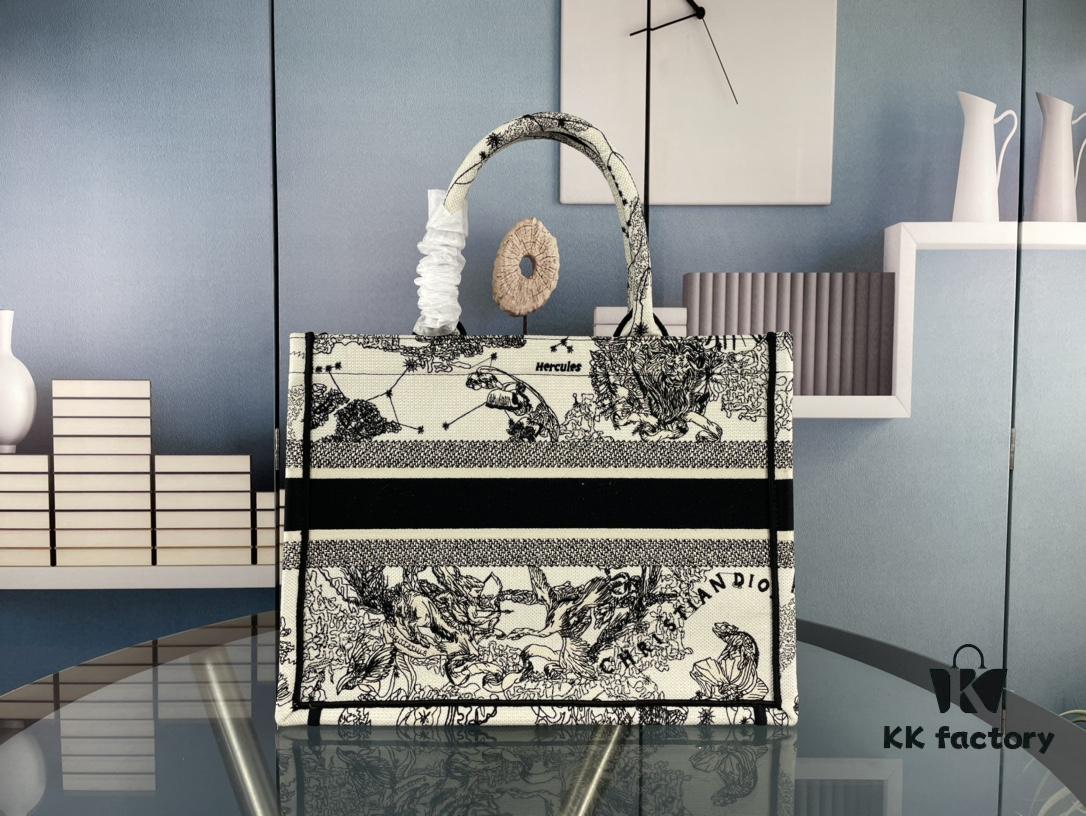Embroidered Medium [Dior Book Tote] Original Order