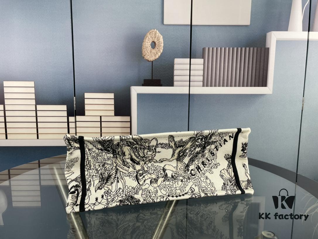 Embroidered Medium [Dior Book Tote] Original Order