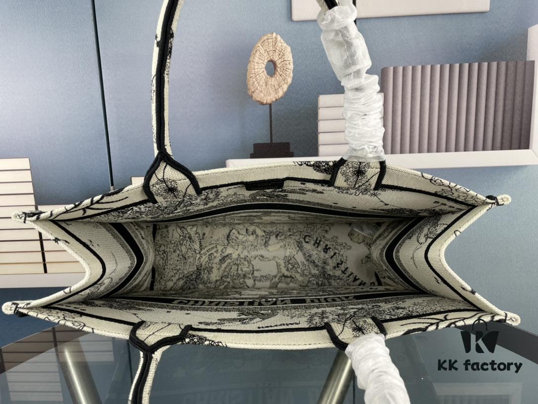 Embroidered Large Size [Di0r Book Tote]