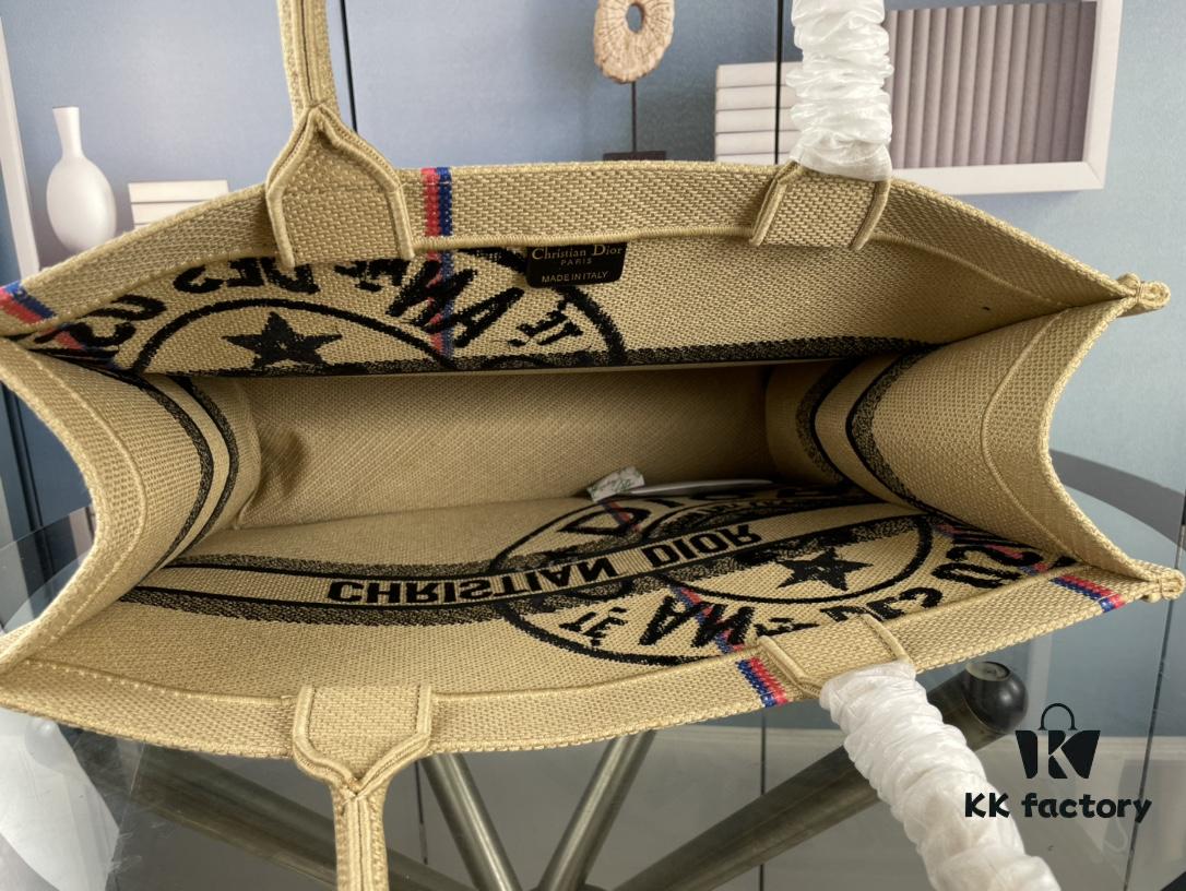 Embroidered Large Size [Di0r Book Tote]