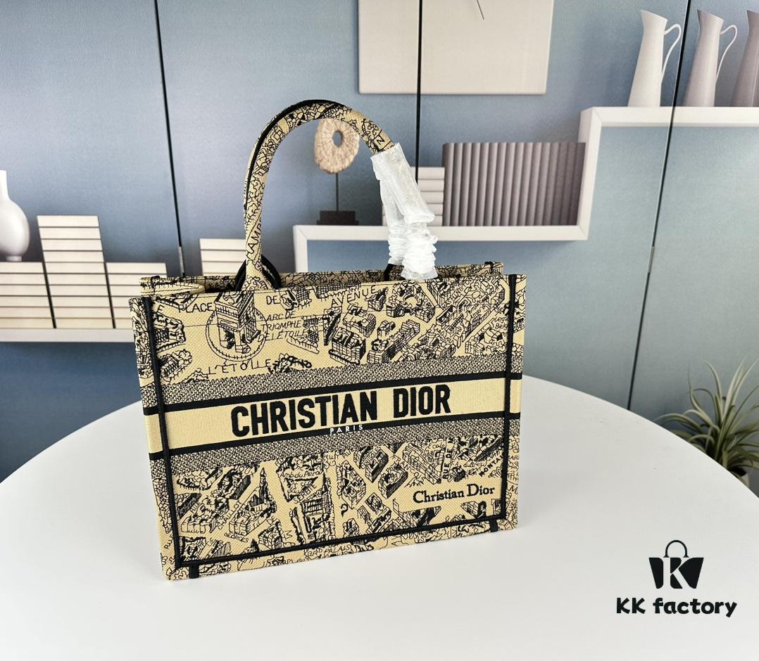 Embroidered Medium [Di0r Book Tote]