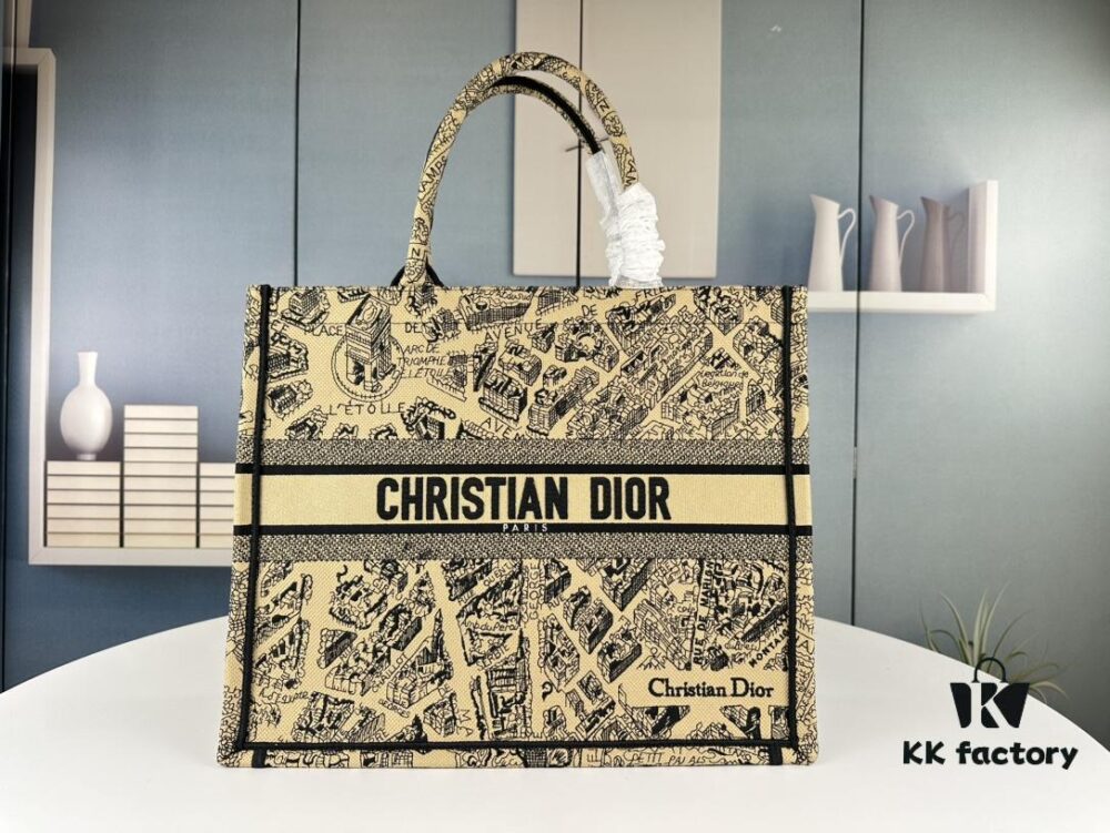 Embroidered Large Size [Di0r Book Tote]