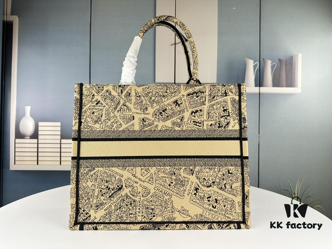 Embroidered Large Size [Di0r Book Tote]