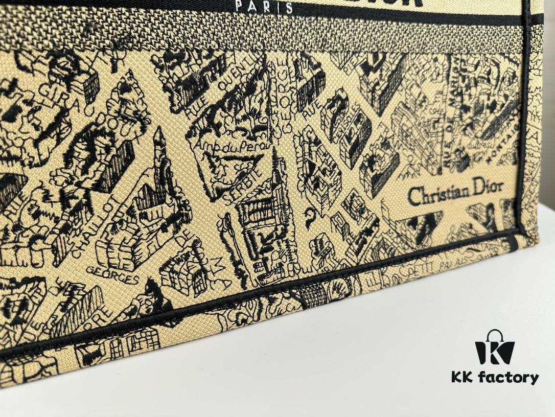 Embroidered Large Size [Di0r Book Tote]