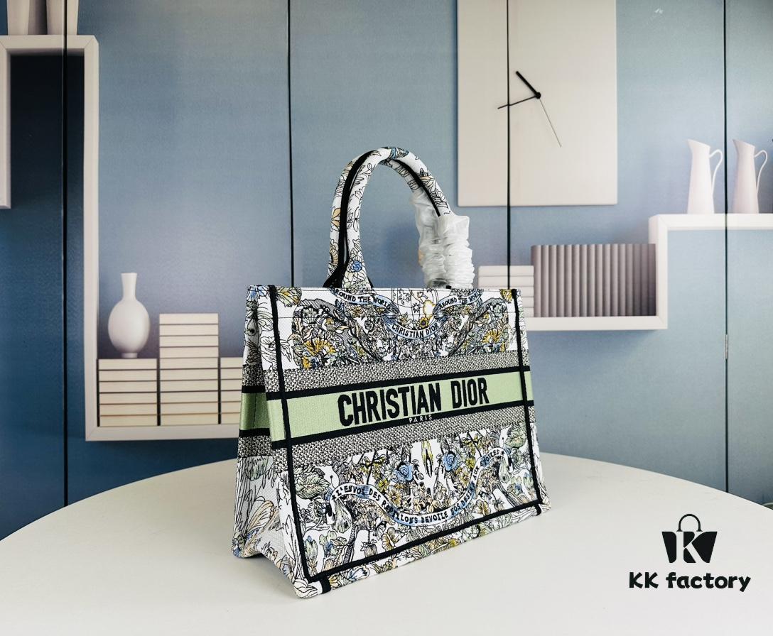 Original Order Embroidered Medium [Dior Book Tote]