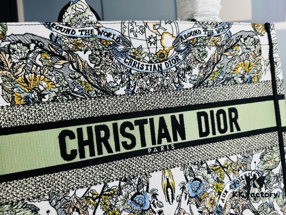 Original Order Embroidered Medium [Dior Book Tote]