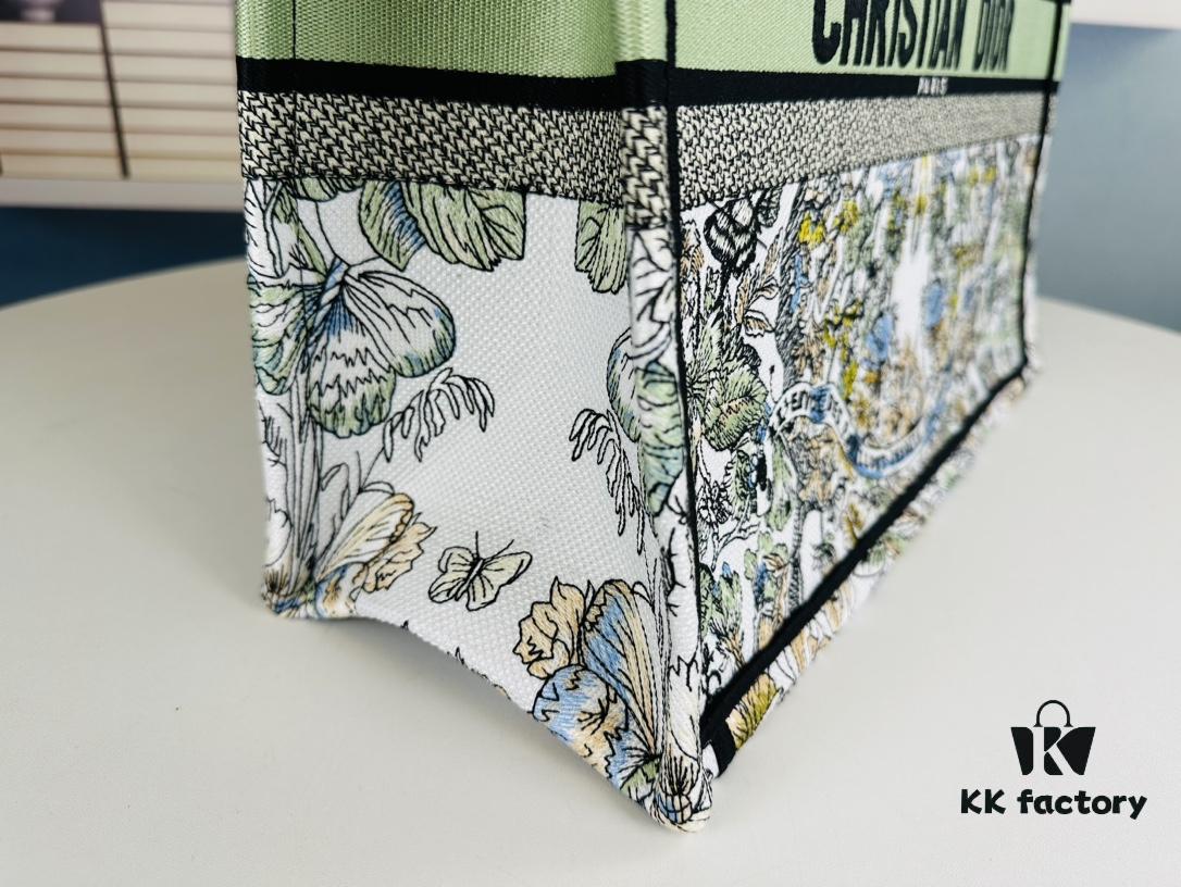 Embroidered Large Di0r Book Tote