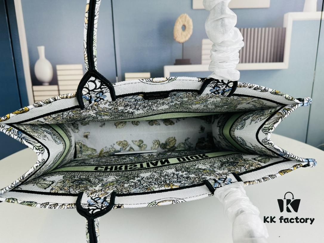 Embroidered Large Di0r Book Tote