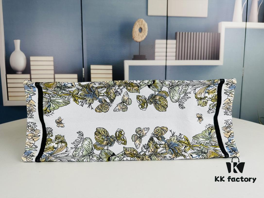 Embroidered Large Di0r Book Tote