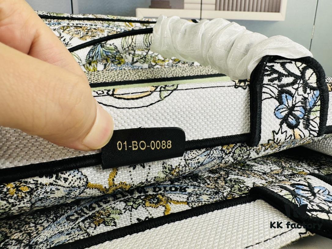 Embroidered Large Di0r Book Tote