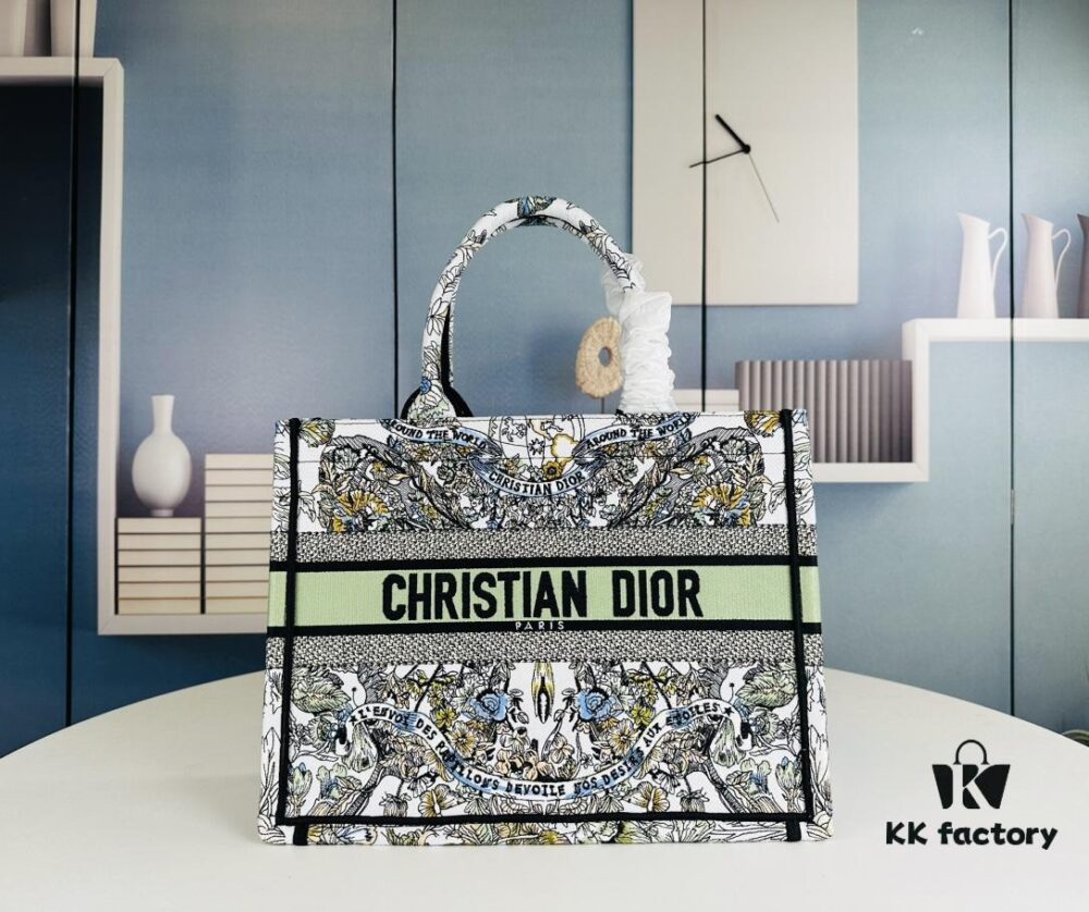 Original Order Embroidered Medium [Dior Book Tote]