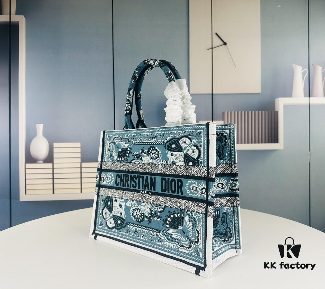 Original Order Embroidered Medium Di0r Book Tote