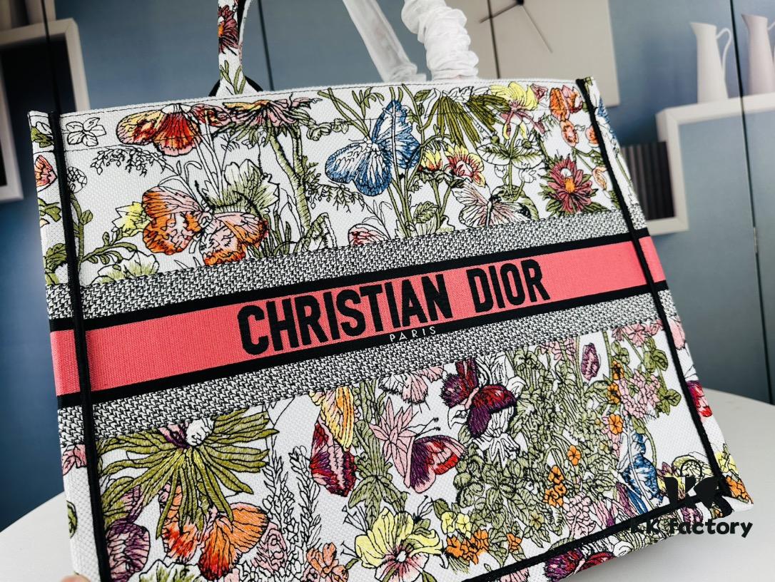 Embroidered Large Size [Dior Book Tote]