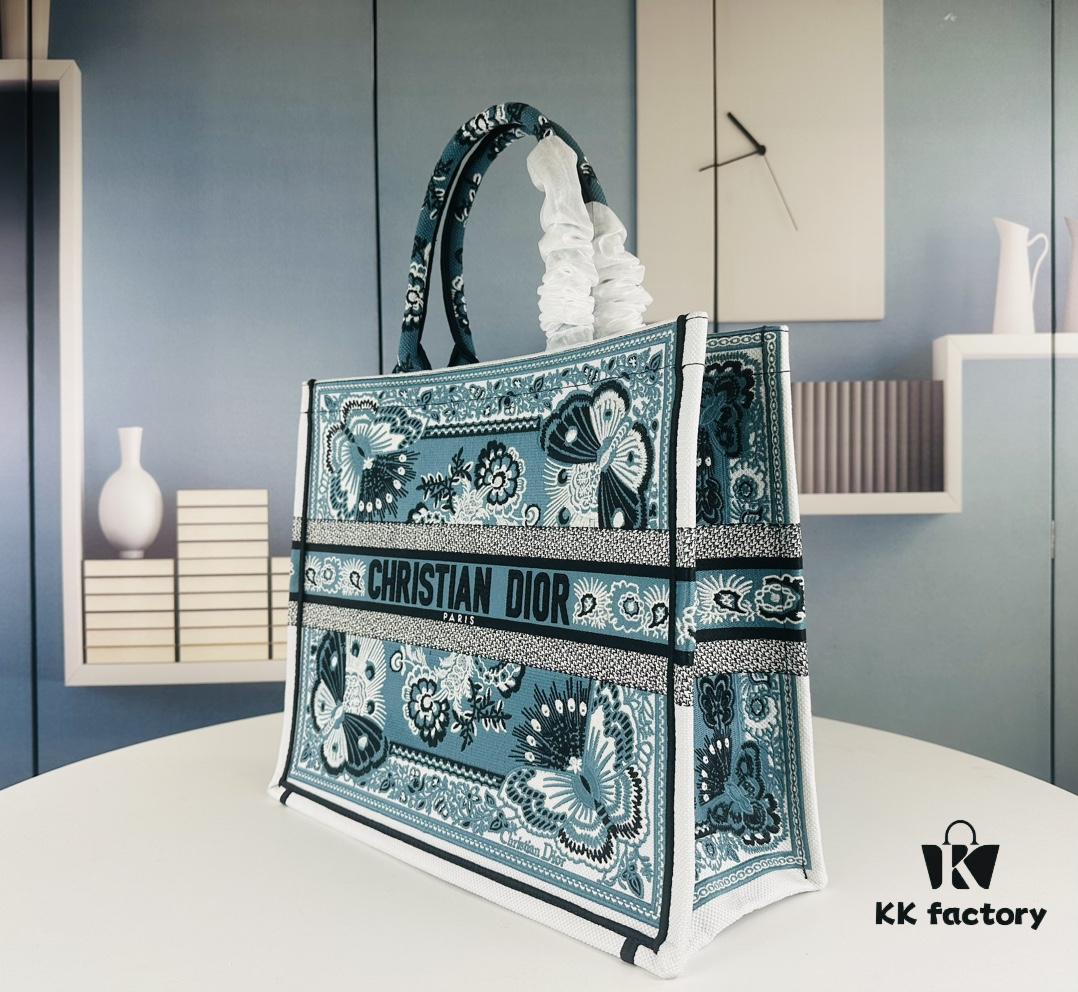 Embroidered Large Size [Di0r Book Tote]