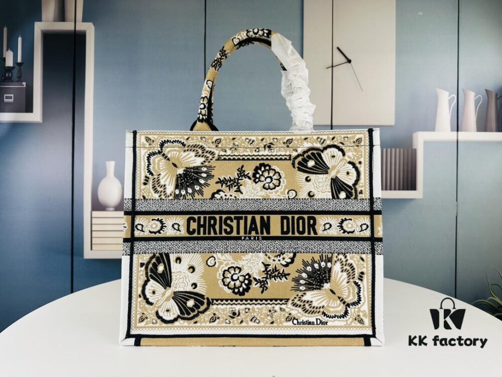 Embroidered Large [Di0r Book Tote]