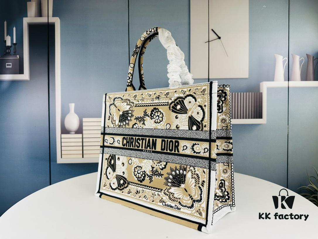 Embroidered Large [Di0r Book Tote]