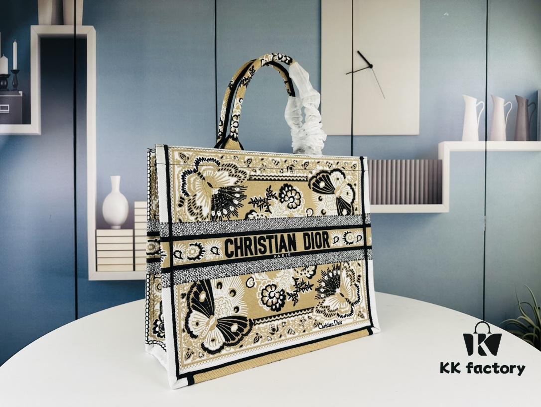 Embroidered Large [Di0r Book Tote]