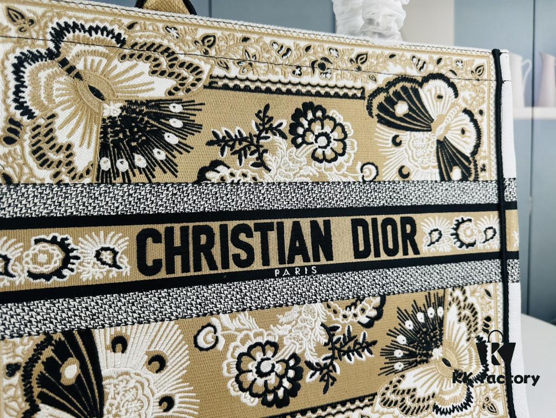 Embroidered Large [Di0r Book Tote]