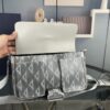 Dior Gray Black Hit the Road Bag with Shoulder Strap