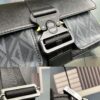 Top-Grade Original Dior Grey Black Hit the Road Shoulder Bag