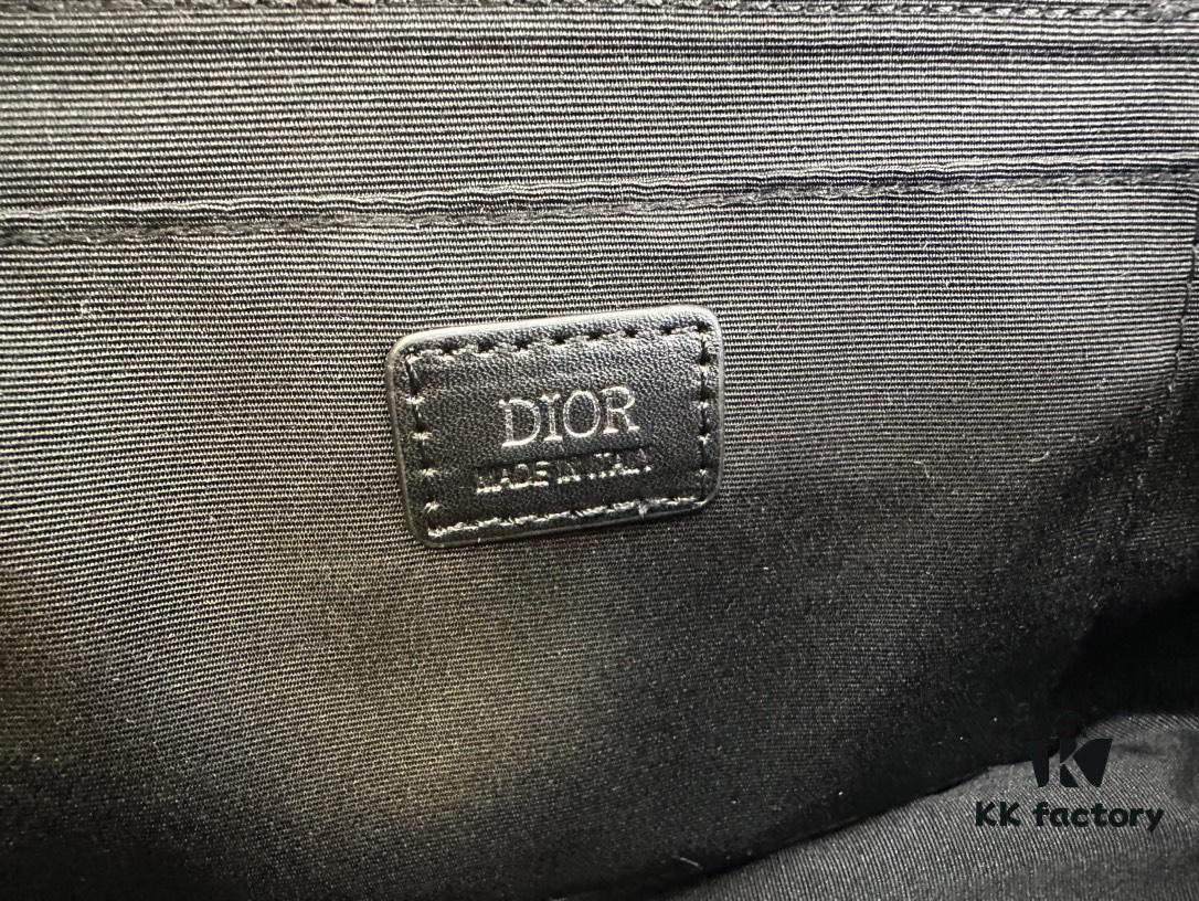 Top-Grade Original Dior Grey Black Hit the Road Shoulder Bag