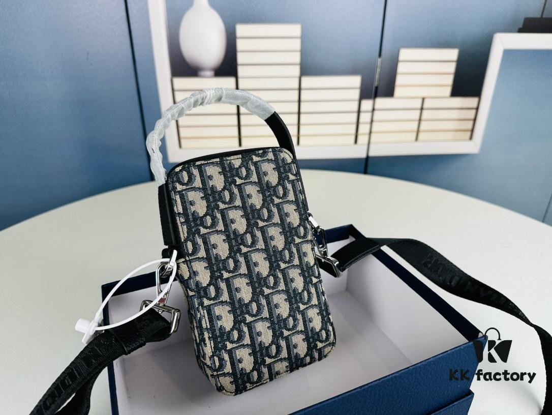 DIOR Camera Bag with Box, Size 10x18x4.5, Model No. 9025. 🔥 Classic Monogram Eternal Fashion 😎