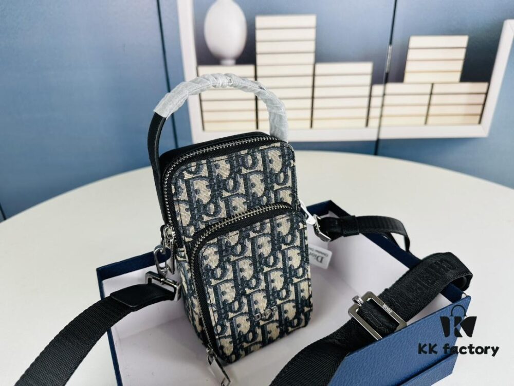 DIOR Camera Bag with Box, Size 10x18x4.5, Model No. 9025. 🔥 Classic Monogram Eternal Fashion 😎