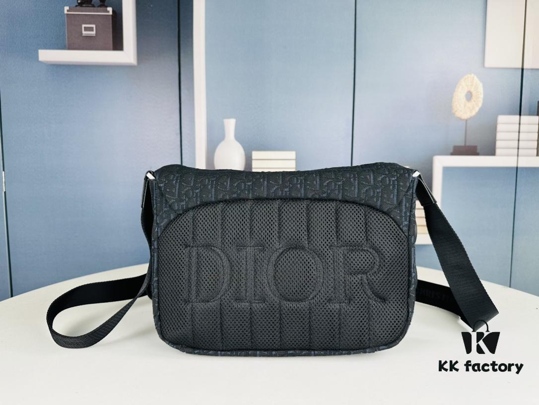Dior Explorer Bag in Black Jacquard with Oblique Pattern, Model No. 9012