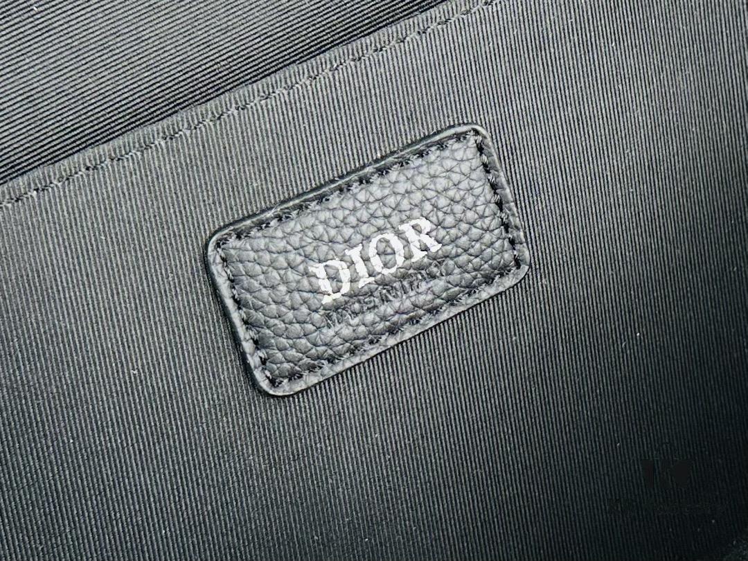 Dior Explorer Bag in Black Jacquard with Oblique Pattern, Model No. 9012