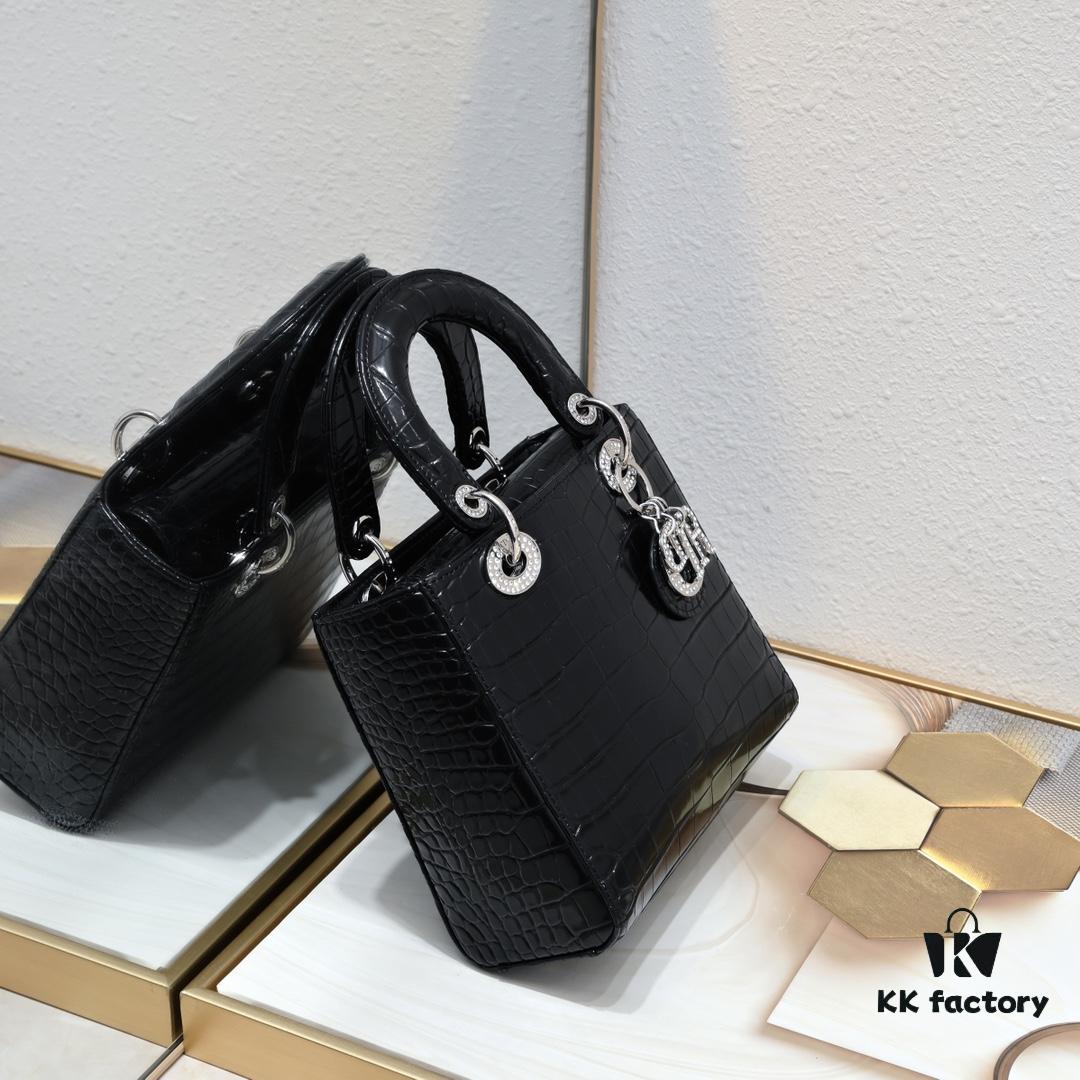 Top Original 🔥 Lady Dior Four Quilted Diamond Princess Bag