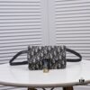 Dior Oblique Saddle Waist Bag with Box - New Canvas Fireworks Design