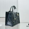 Black Calfskin Dior New Tote