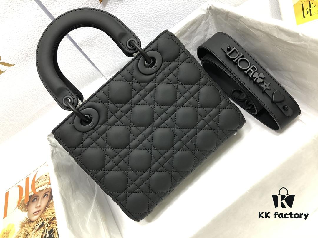 Lady Dior My Four-Compartment Matte Cannage Badge Bag