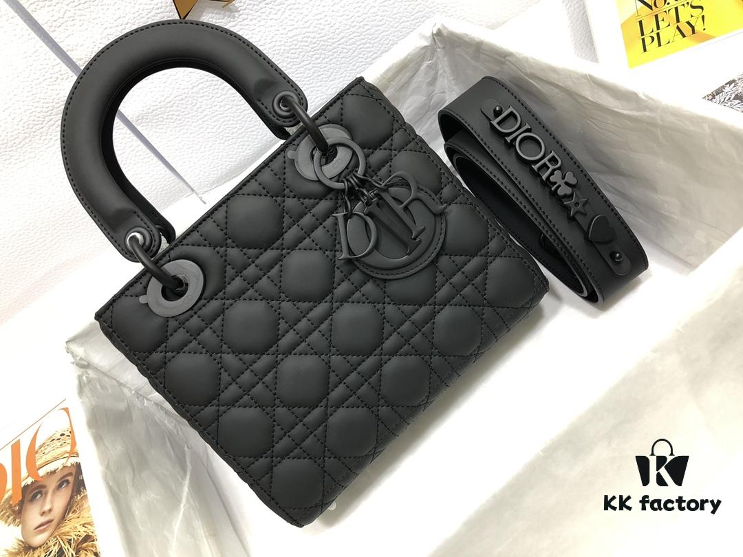 Lady Dior My Four-Compartment Matte Cannage Badge Bag