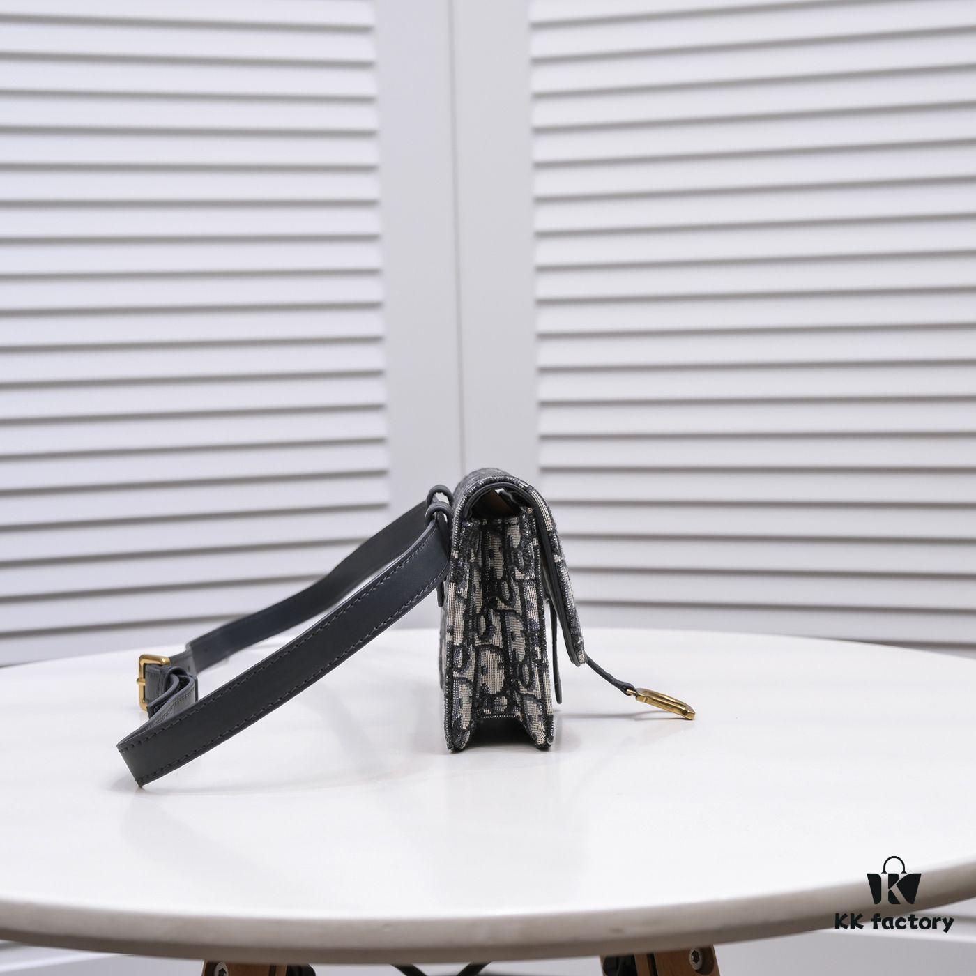 Dior Oblique Saddle Waist Bag with Box - New Canvas Fireworks Design