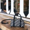 New Arrival in Stock!! Dior Top Quality D-Vibe Bowling Mini Bag in Blue Oblique Print