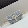 Dior BOBBY Tote Bag, Early Autumn New Arrival, Vintage Style, Full-Grain Leather, 21-Inch Wide Model