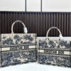 Authentic Dior Book Tote, Large and Medium Size