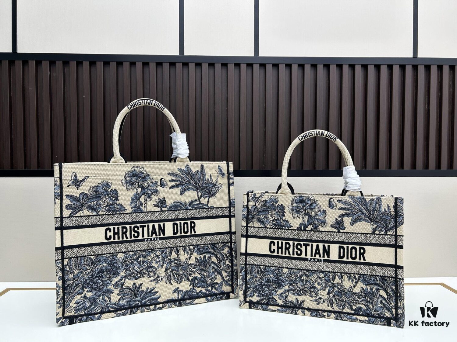 Authentic Dior Book Tote, Large and Medium Size