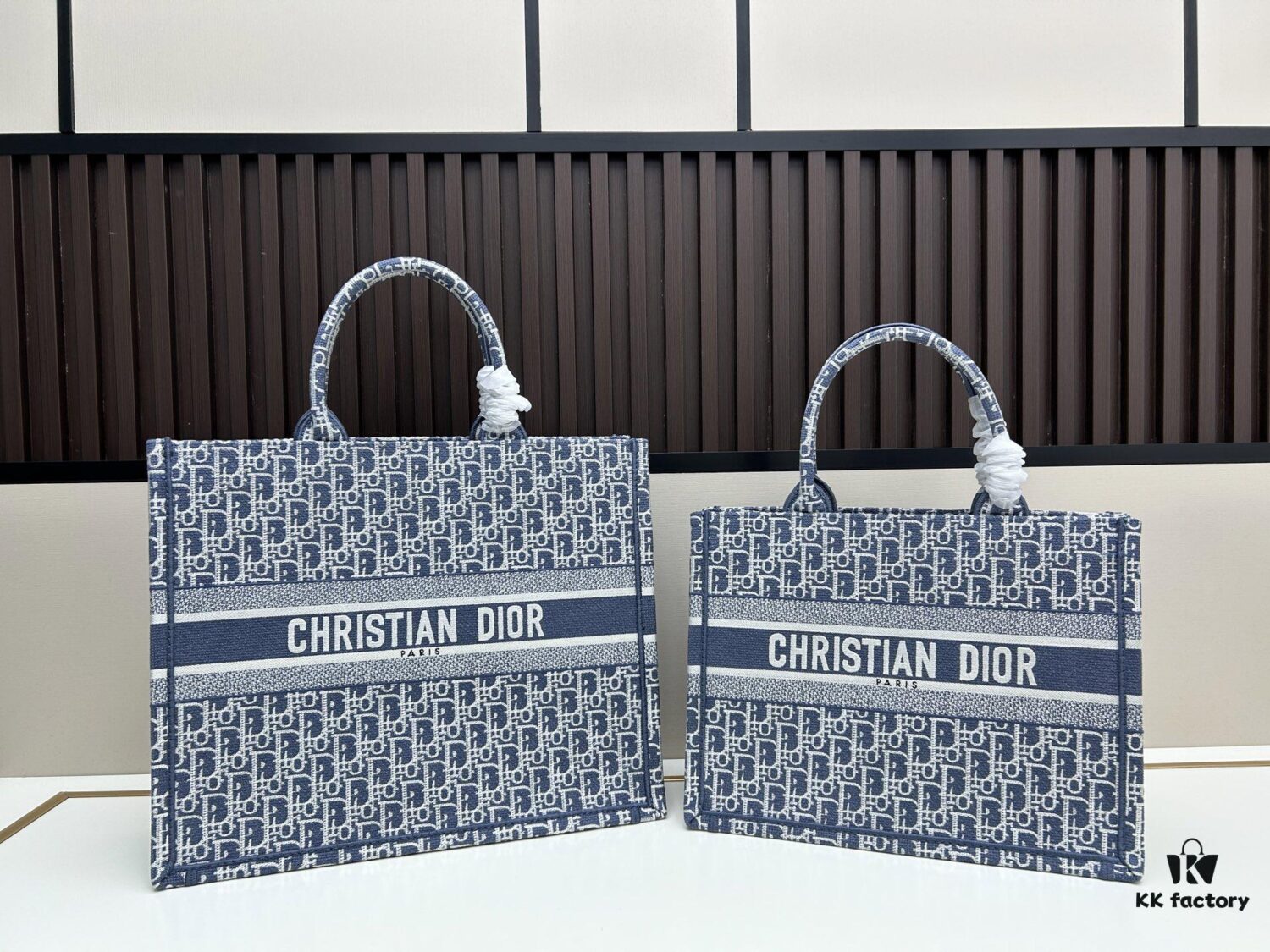 Authentic Dior Book Tote, Large and Medium Size