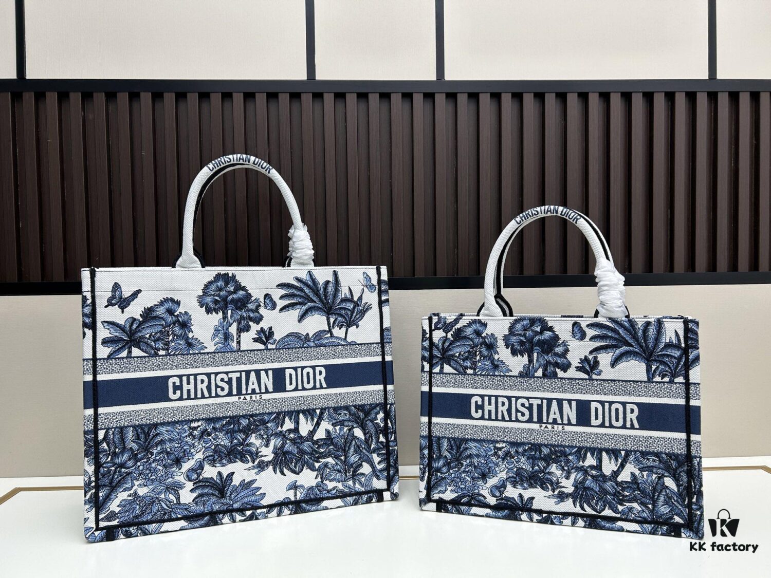 Authentic Dior Book Tote, Large and Medium Size