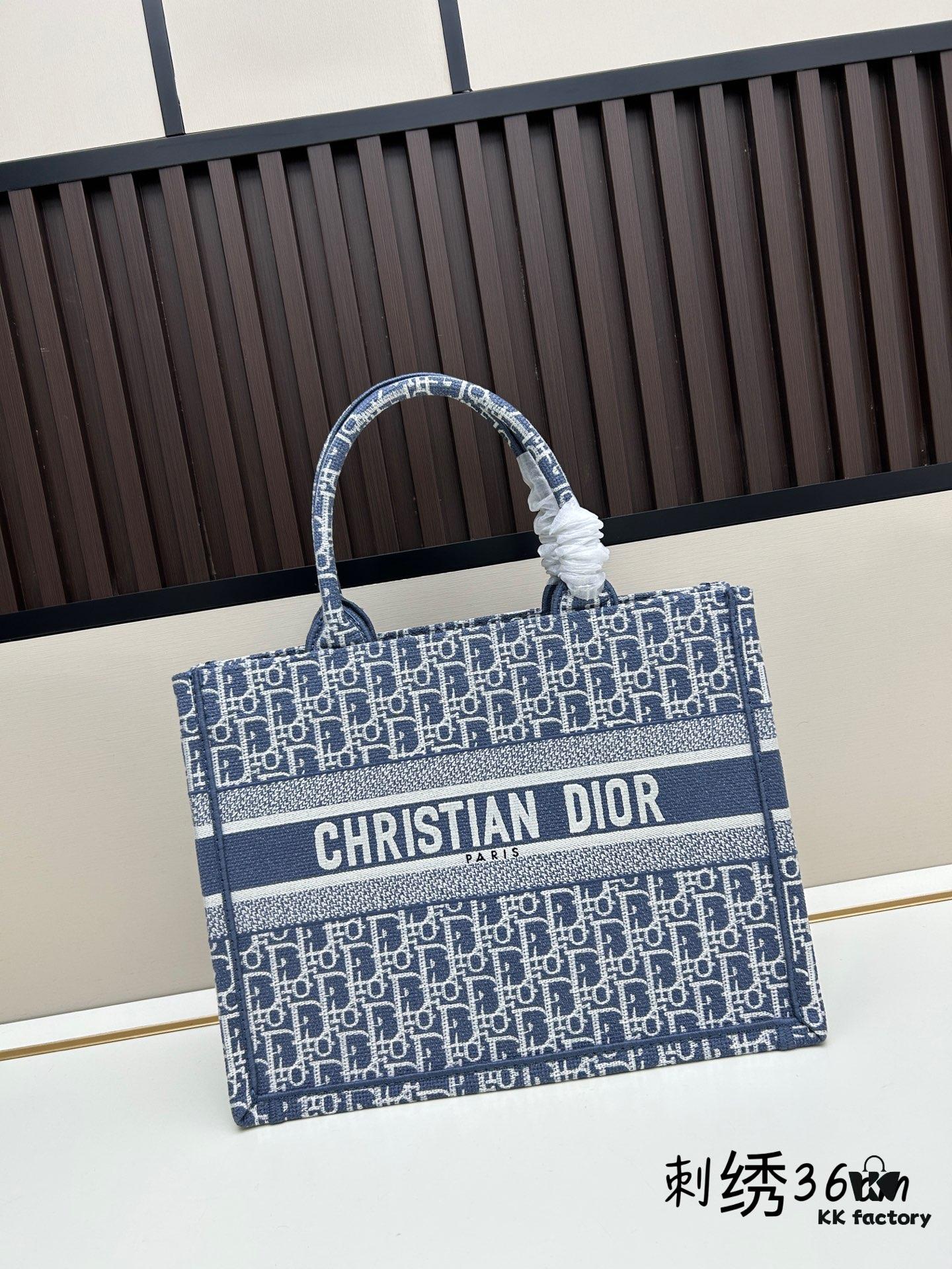 Authentic Dior Book Tote, Large and Medium Size